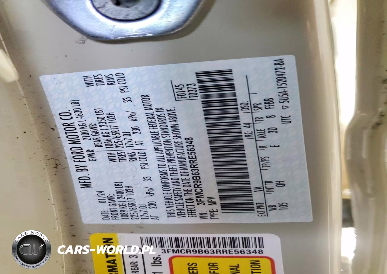 2024 Ford Bronco Sport Big Bend VIN:3FMCR9B63RRE56348 - 14