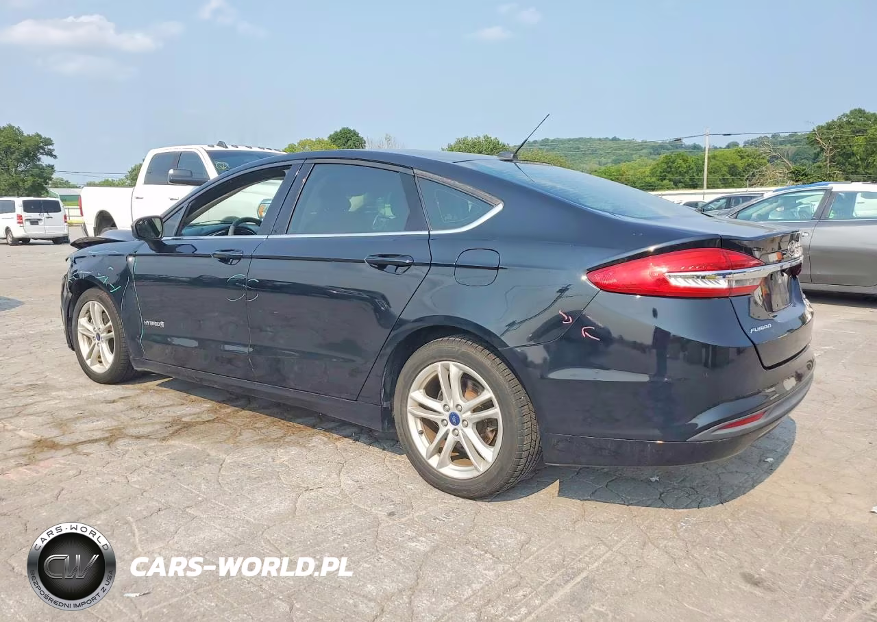 2018 Ford Fusion Se Hybrid VIN:3FA6P0LU9JR152578 - 2