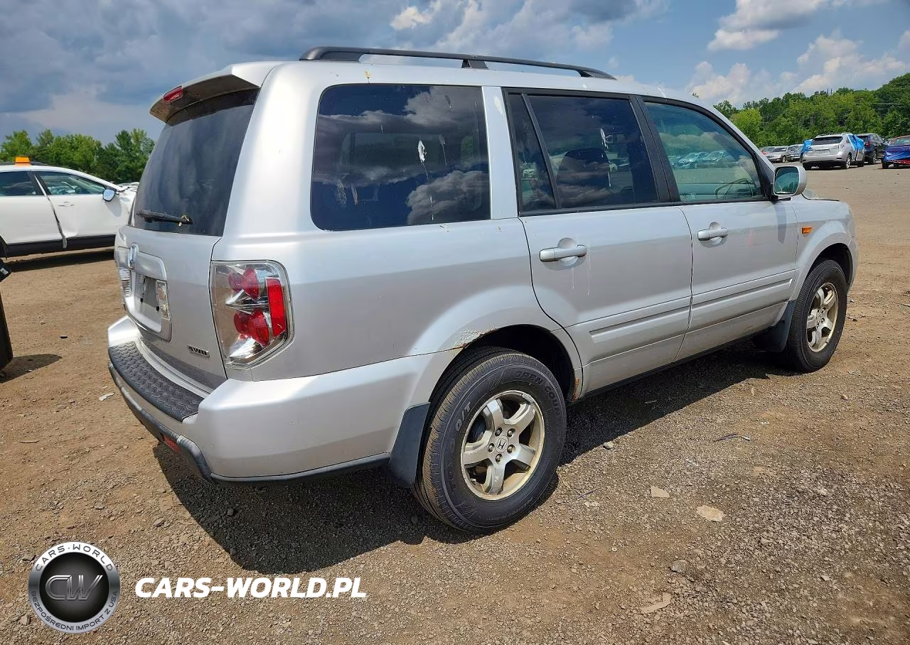 2008 Honda Pilot Se VIN:5FNYF183X8B009422 - 3