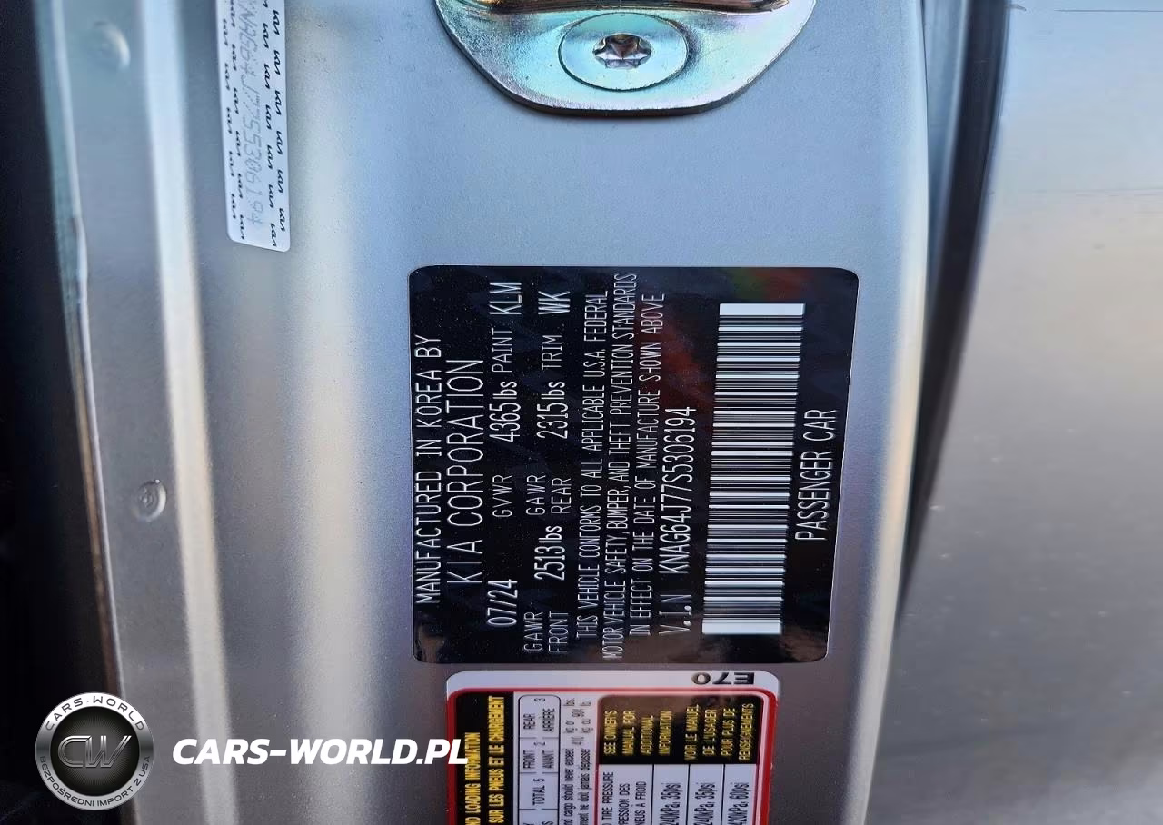 2025 Kia K5 Gt Line VIN:KNAG64J77S5306194 - 12
