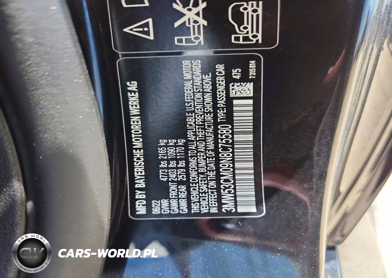 2022 BMW M240Xi VIN:3MW53CM09N8C75580 - 12