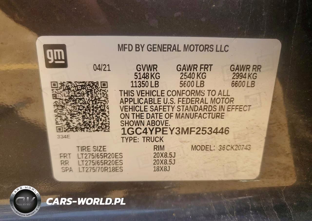 2021 Chevrolet Silverado K2500 Heavy Duty Ltz VIN:1GC4YPEY3MF253446 - 12
