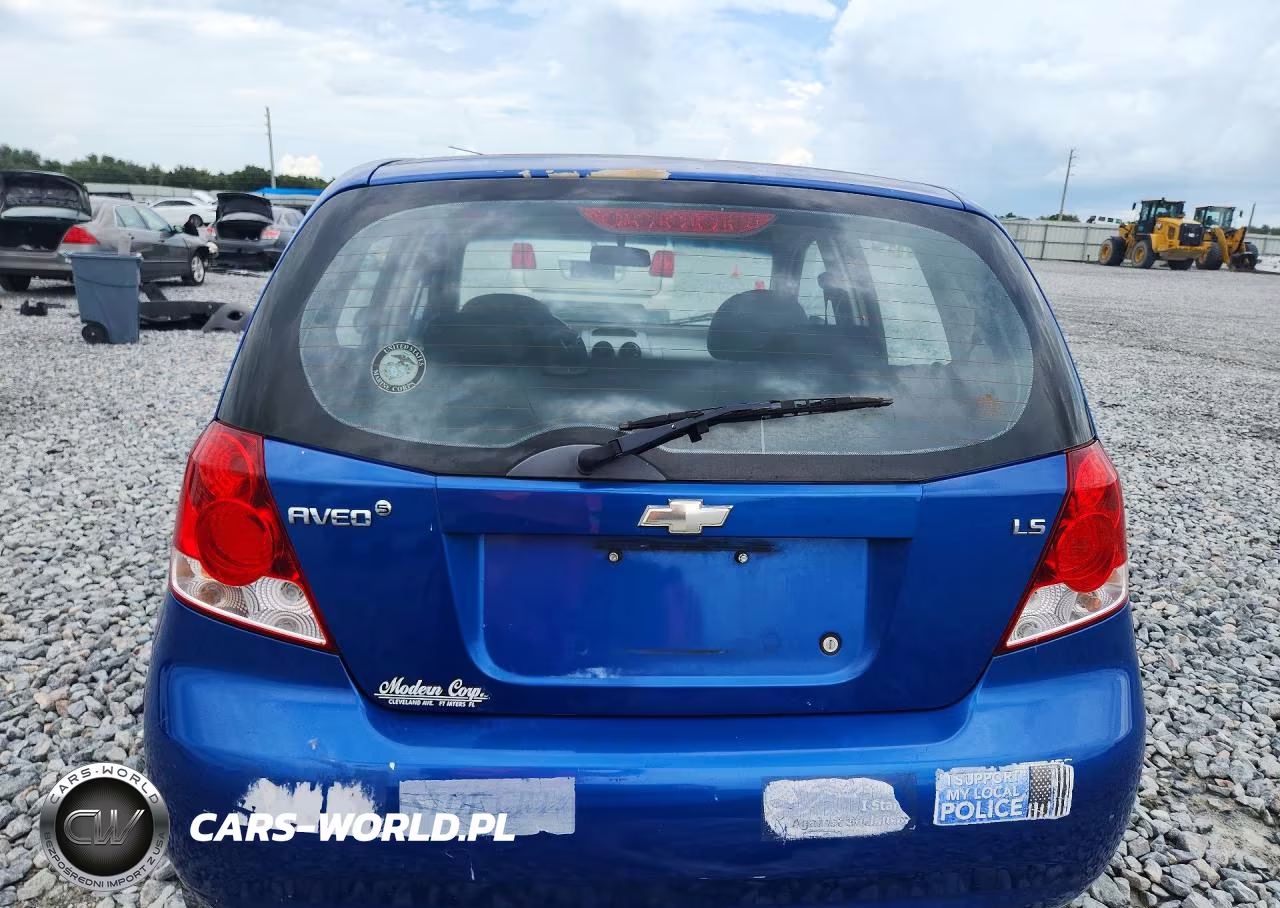 2008 Chevrolet Aveo Base VIN:KL1TD66608B191961 - 6