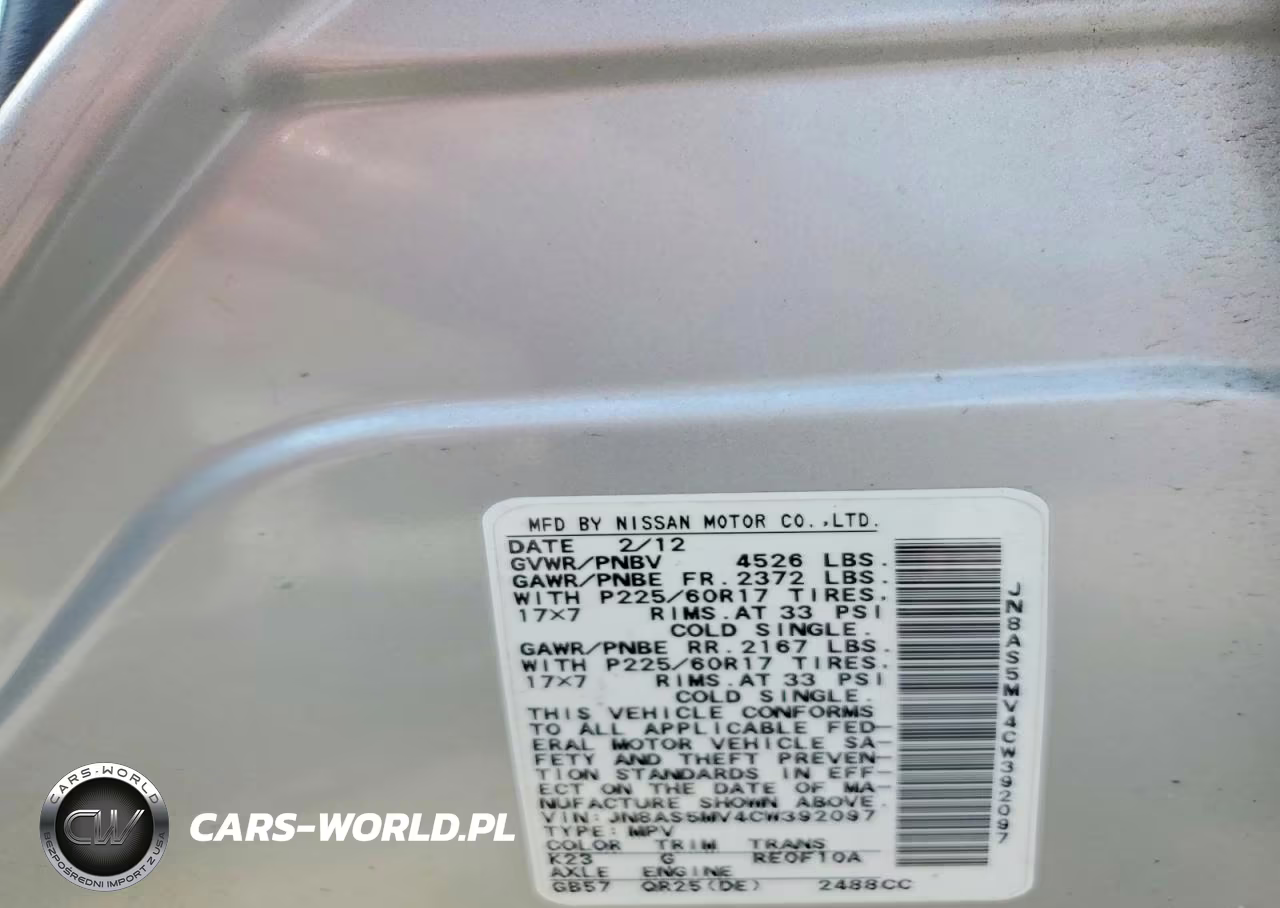 2012 Nissan Rogue S VIN:JN8AS5MV4CW392097 - 13