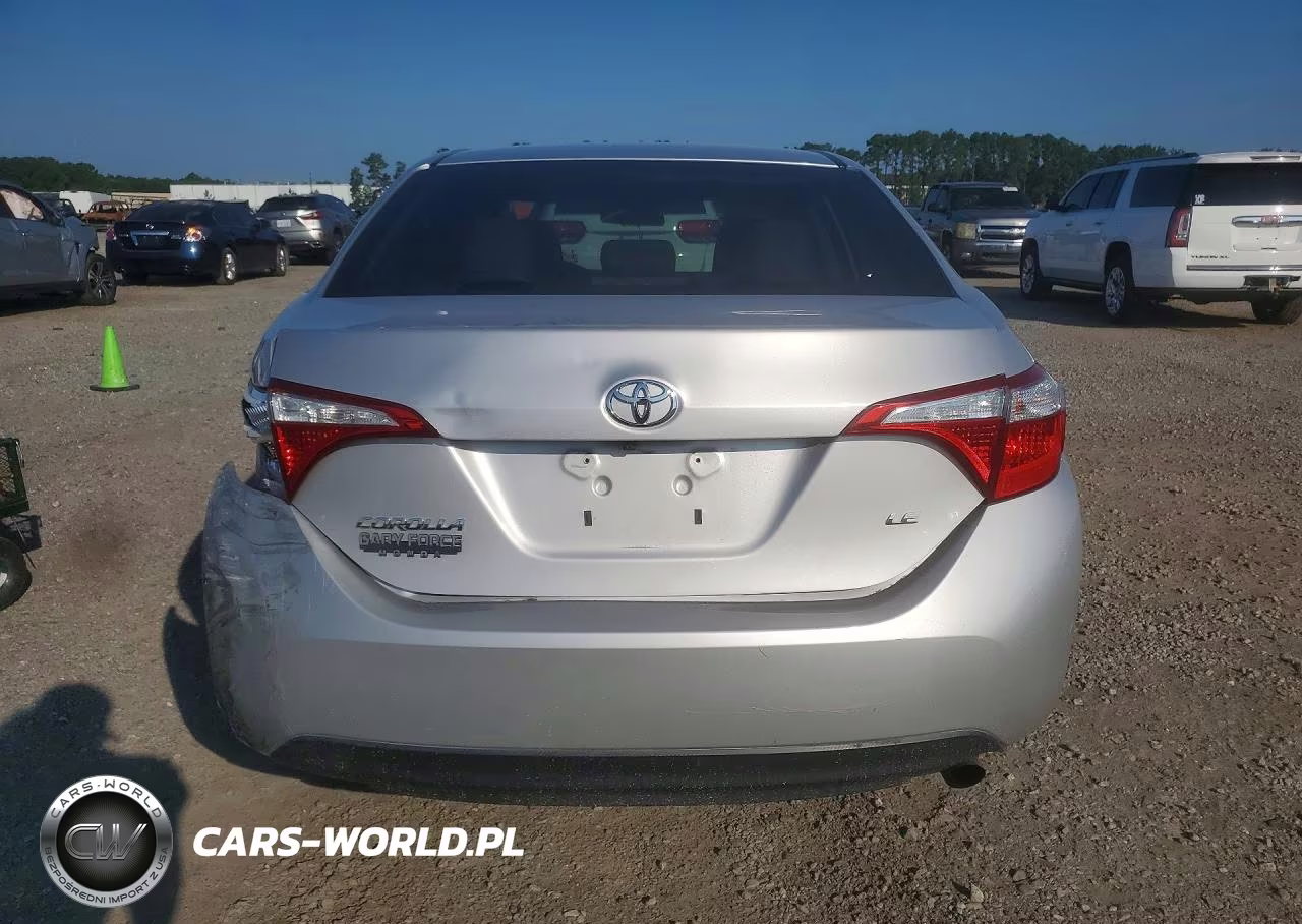2016 Toyota Corolla Le VIN:5YFBURHE6GP399997 - 6