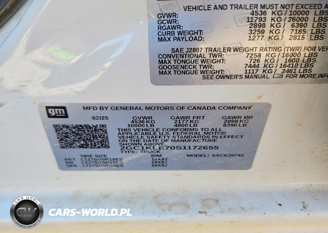 2025 Chevrolet Silverado K2500 Heavy Duty VIN:2GC1KLE70S1172655 - 12