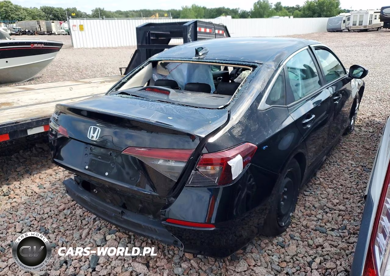 2025 Honda Civic Lx VIN:2HGFE2F21SH600493 - 3