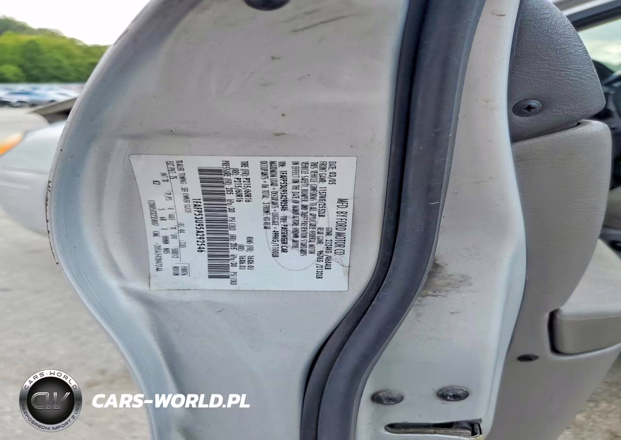 2005 Ford Taurus VIN:1FAFP53U95A292546 - 12