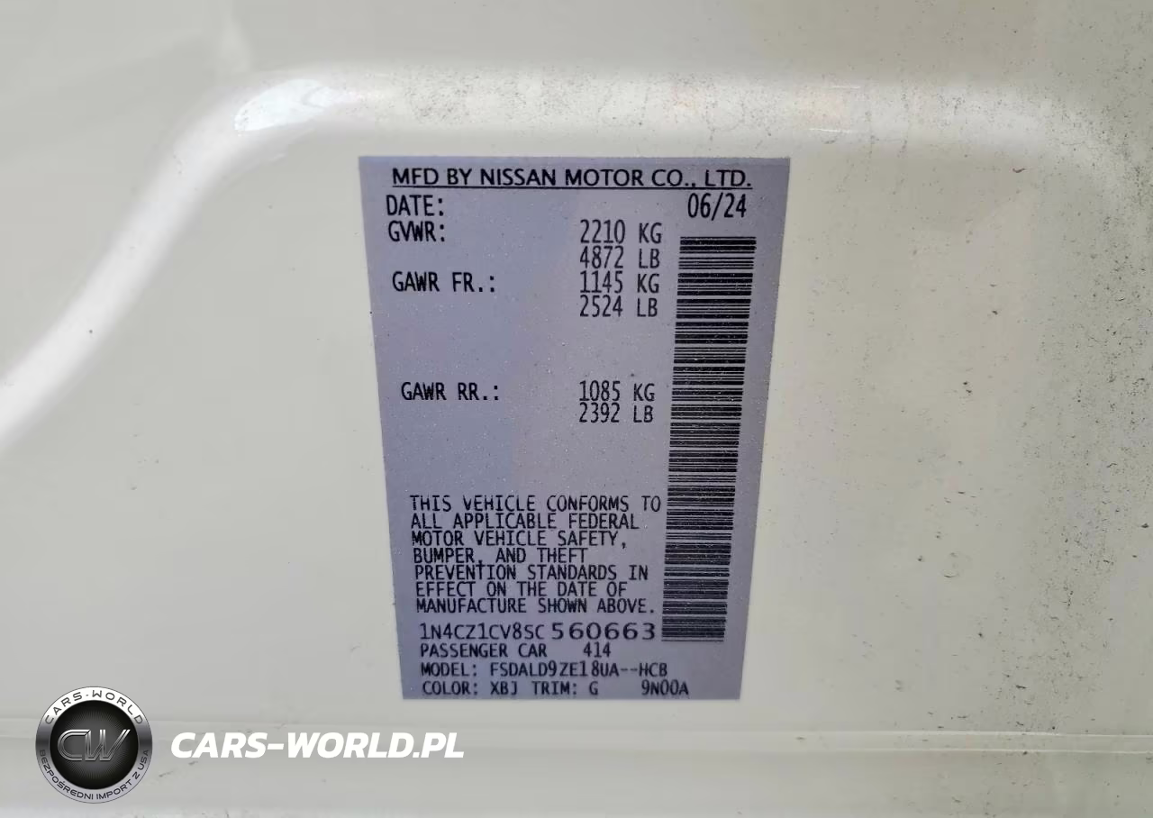 2025 Nissan Leaf Sv Plus VIN:1N4CZ1CV8SC560663 - 13