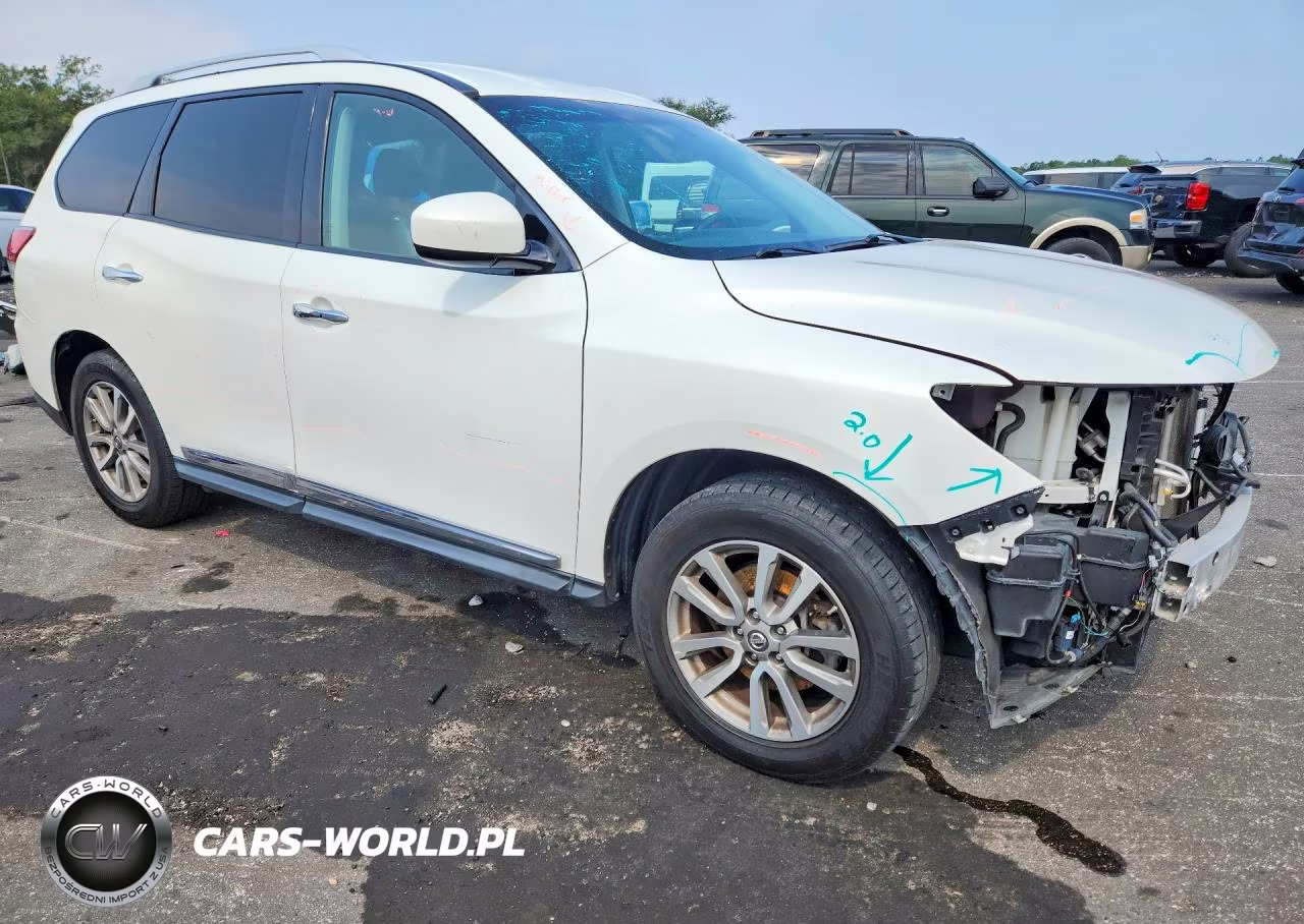2014 Nissan Pathfinder Sl VIN:5N1AR2MN1EC727189 - 4