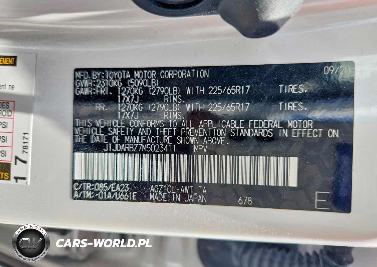 2021 Lexus Nx 300 Base VIN:JTJDARBZ7M5023411 - 13