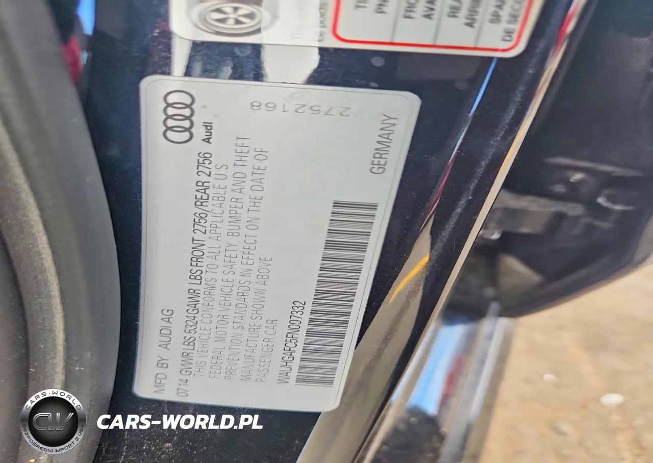 2015 Audi A6 Prestige VIN:WAUHGAFC5FN007332 - 12