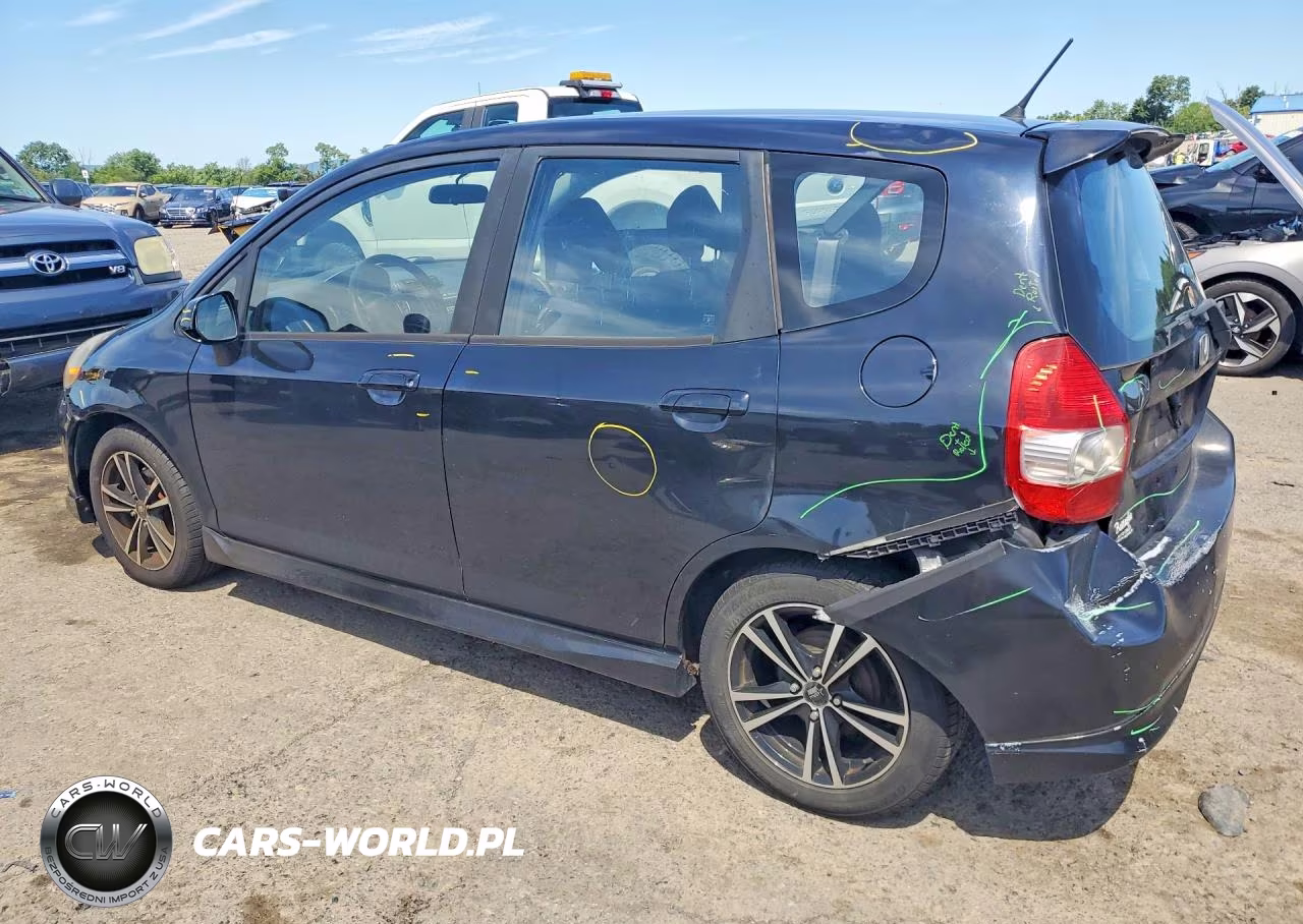 2007 Honda Fit S VIN:JHMGD38627S033365 - 2