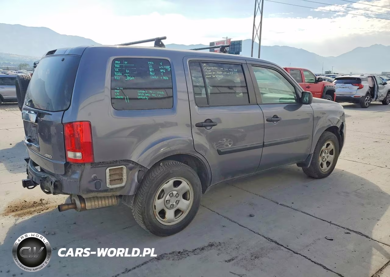 2015 Honda Pilot Lx VIN:5FNYF4H23FB028187 - 3