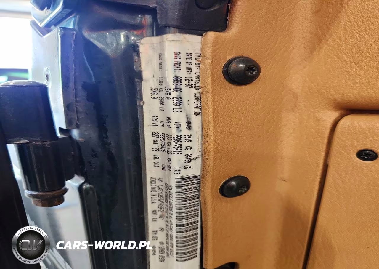 1998 Jeep Wrangler - Tj Sport VIN:1J4FY19S7WP742872 - 13
