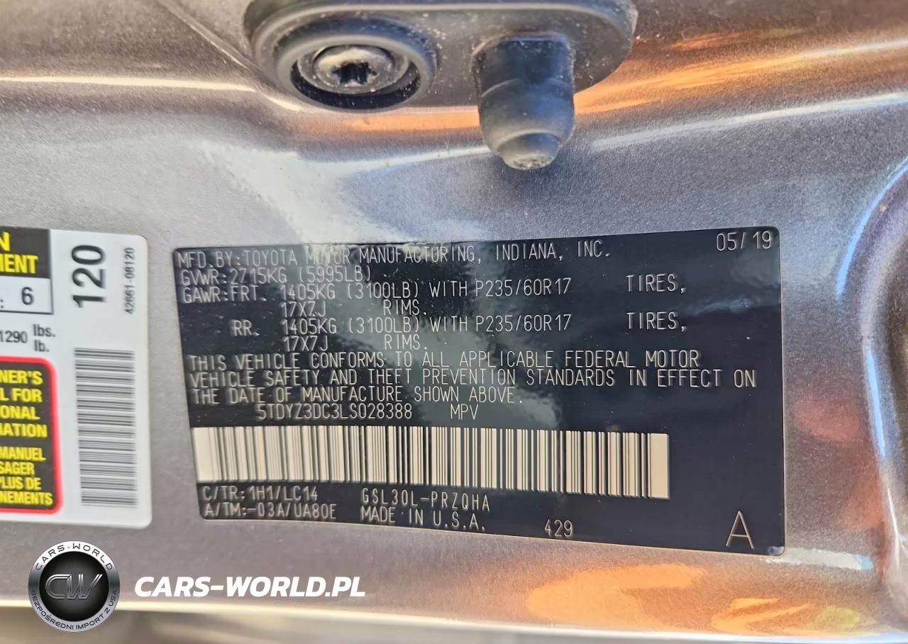 2020 Toyota Sienna Xle 8-Passenger VIN:5TDYZ3DC3LS028388 - 14