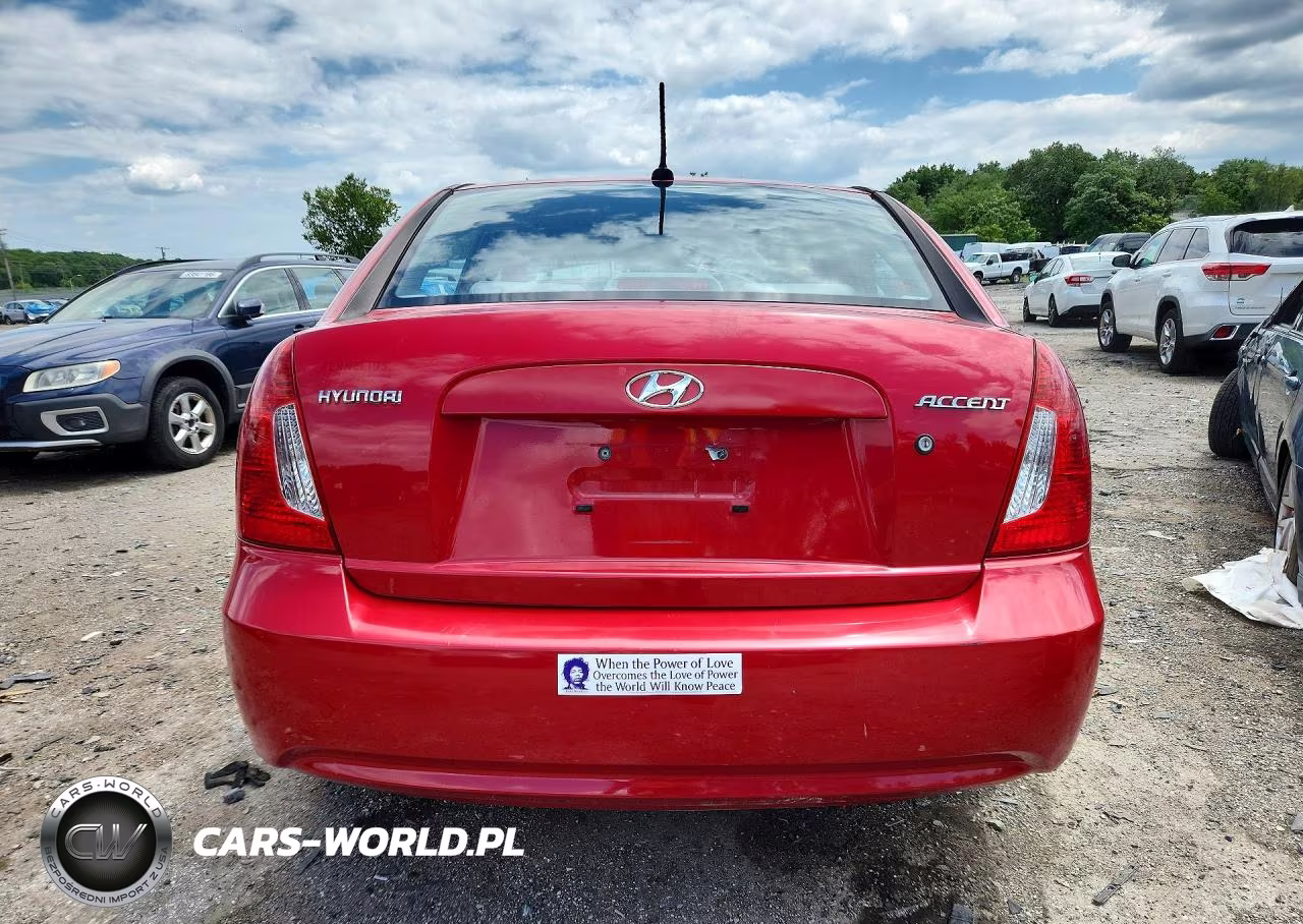 2011 Hyundai Accent Gls VIN:KMHCN4AC3BU619004 - 6