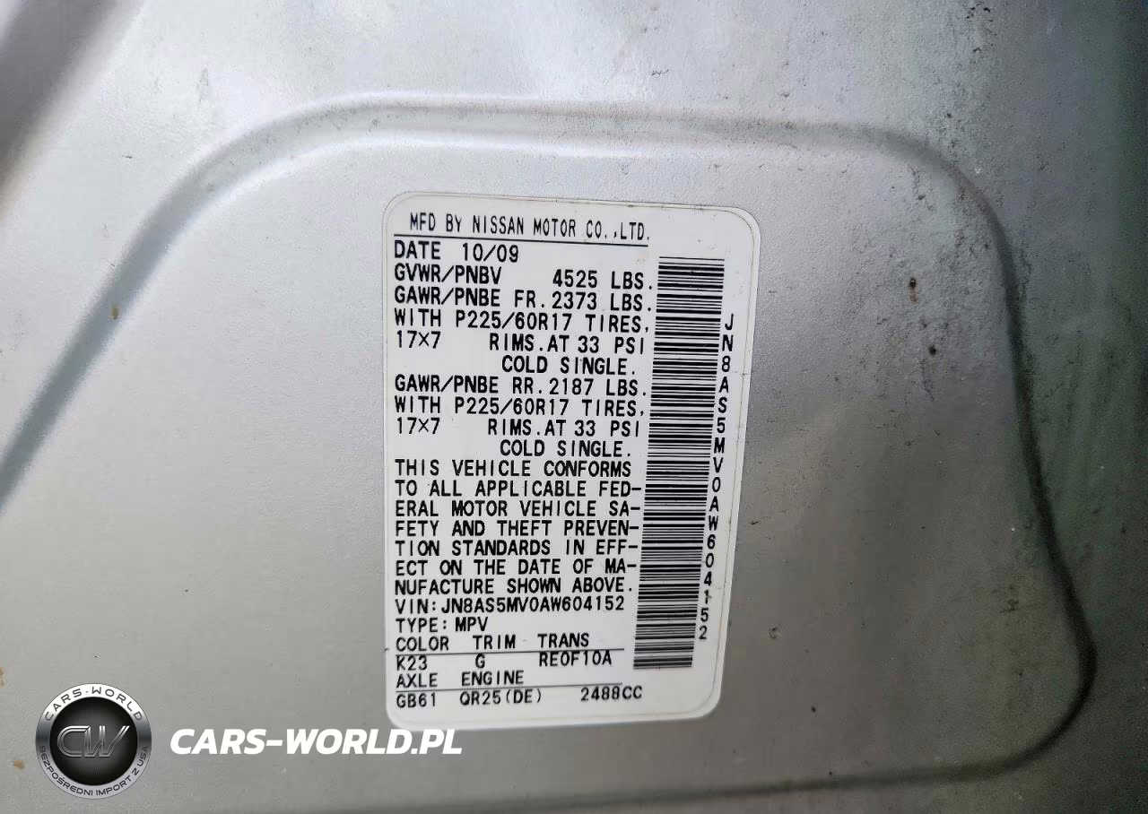 2010 Nissan Rogue S VIN:JN8AS5MV0AW604152 - 14