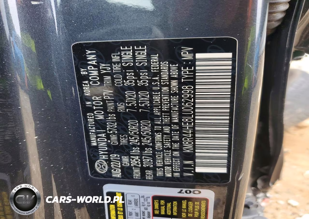 2020 Hyundai Palisade Sel VIN:KM8R44HE8LU062998 - 13