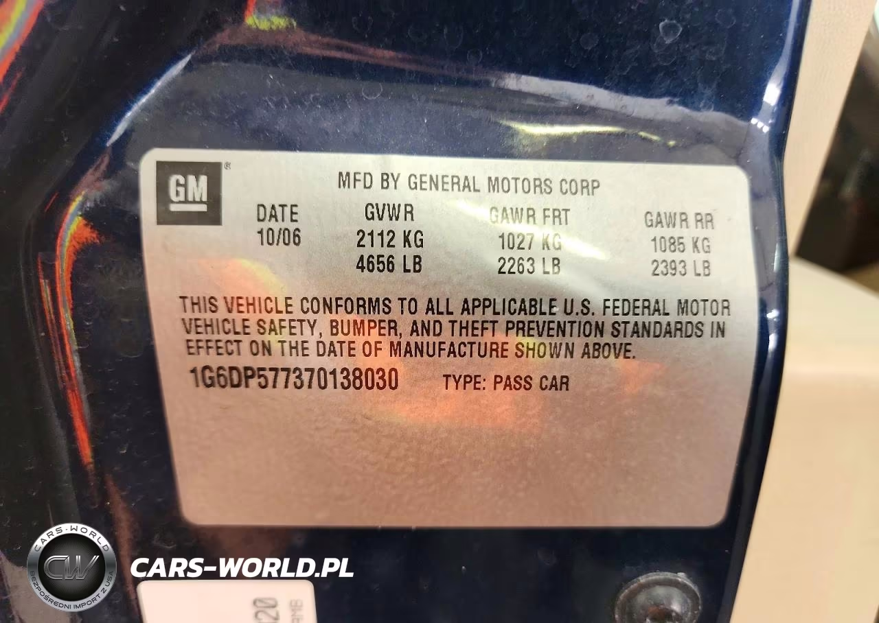2007 Cadillac Cts Hi Feature V6 VIN:1G6DP577370138030 - 12