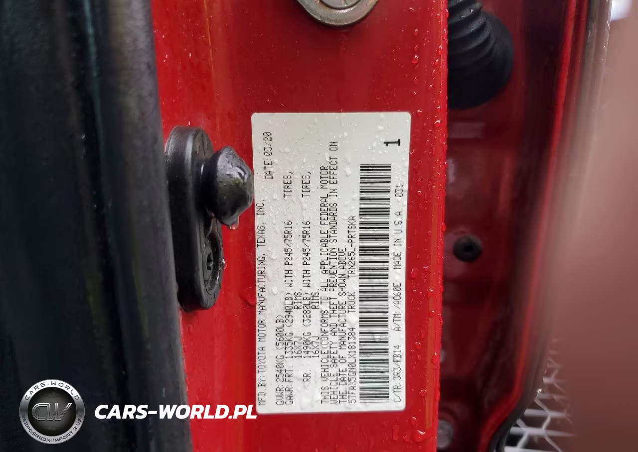 2020 Toyota Tacoma Sr VIN:5TFAX5GN0LX181384 - 12