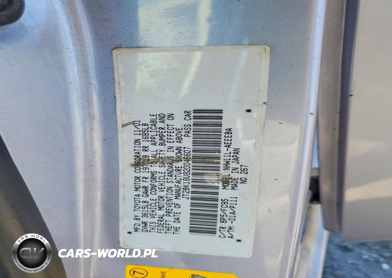 2002 Toyota Prius VIN:JT2BK18U820046607 - 12