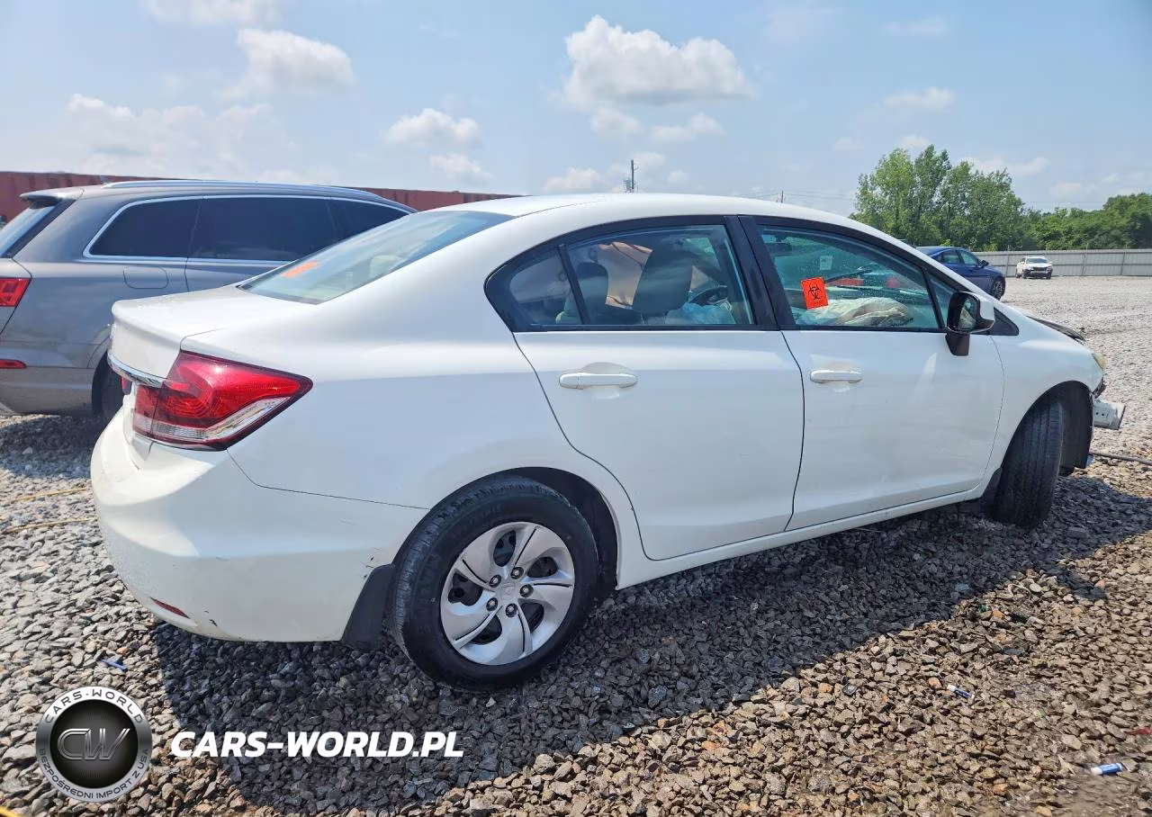 2013 Honda Civic Lx VIN:19XFB2F58DE049091 - 3