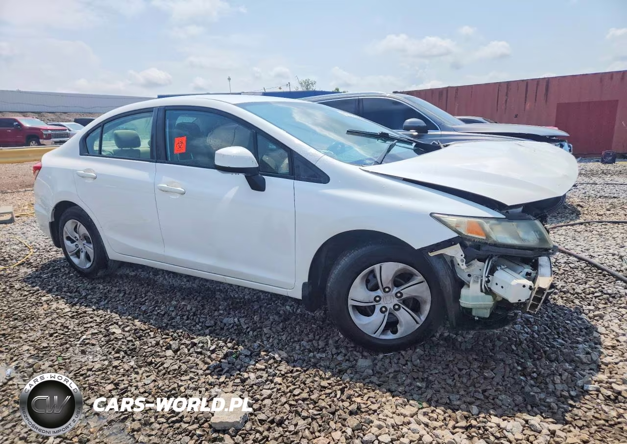 2013 Honda Civic Lx VIN:19XFB2F58DE049091 - 4