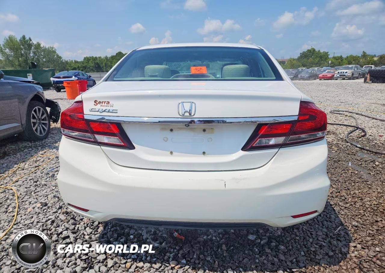 2013 Honda Civic Lx VIN:19XFB2F58DE049091 - 6