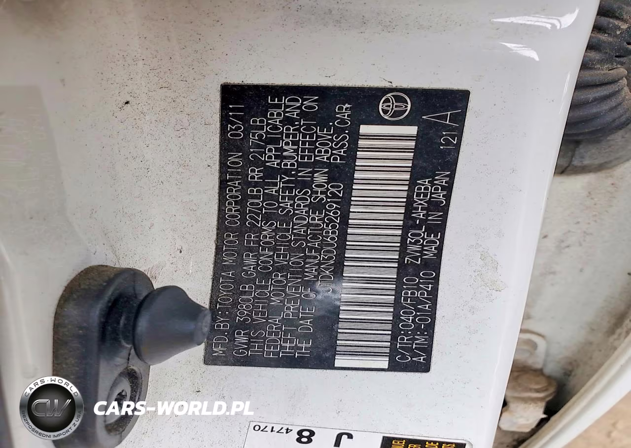 2011 Toyota Prius Two VIN:JTDKN3DU6B5269120 - 12