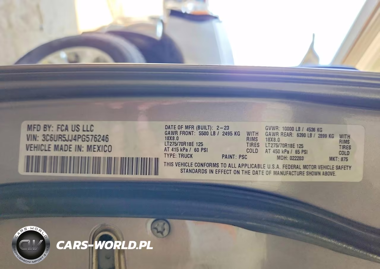 2023 Ram 2500 Big Horn VIN:3C6UR5JJ4PG576246 - 12