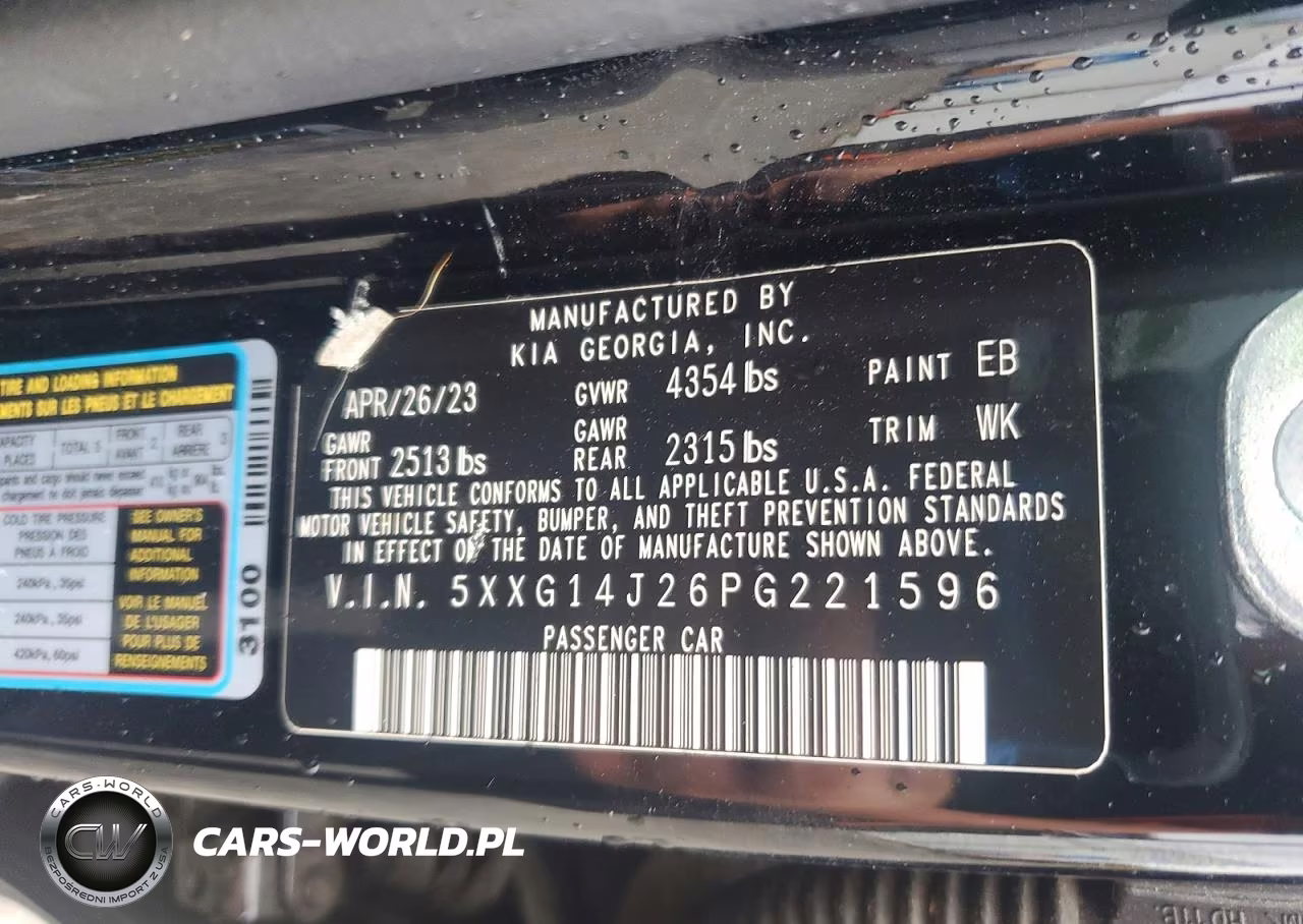 2023 Kia K5 Lxs VIN:5XXG14J26PG221596 - 12
