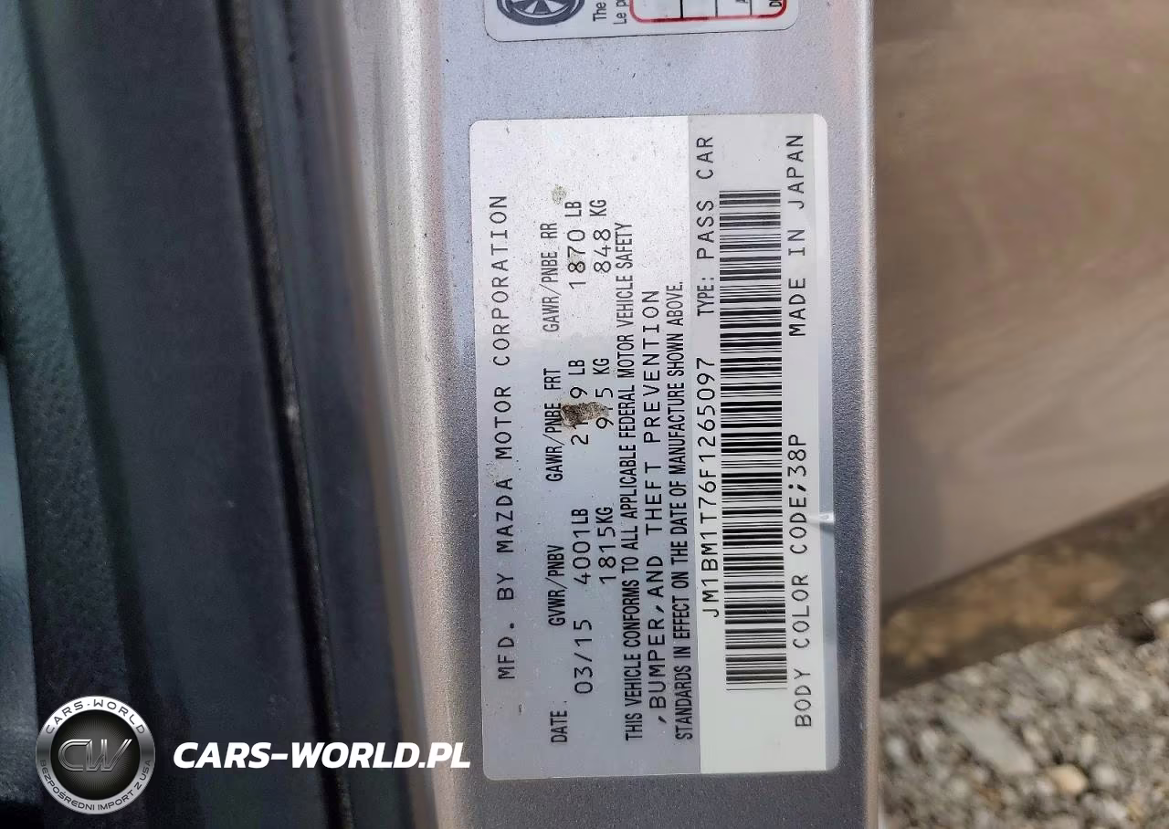 2015 Mazda 3 Sv VIN:JM1BM1T76F1265097 - 12