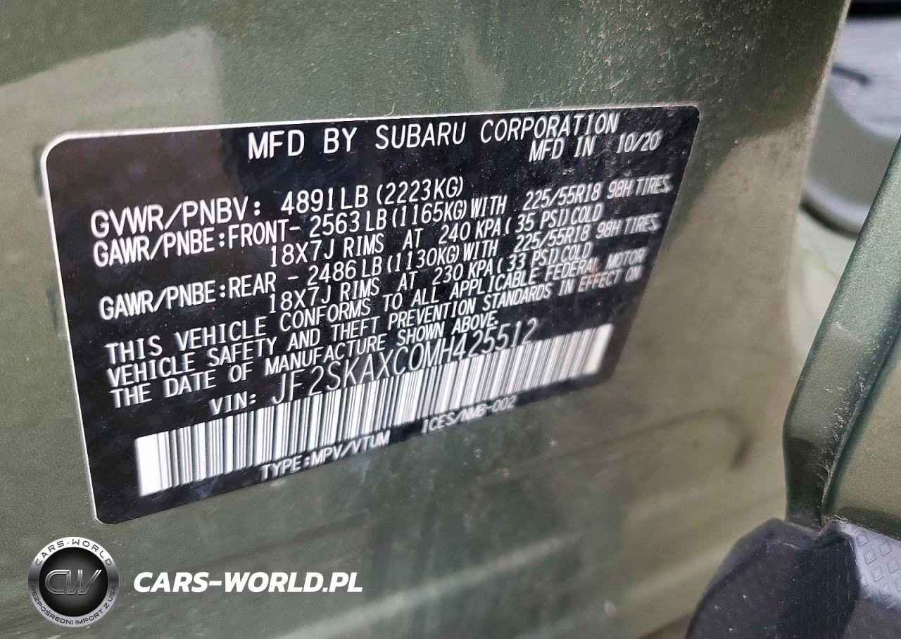 2021 Subaru Forester Touring VIN:JF2SKAXC0MH425512 - 14