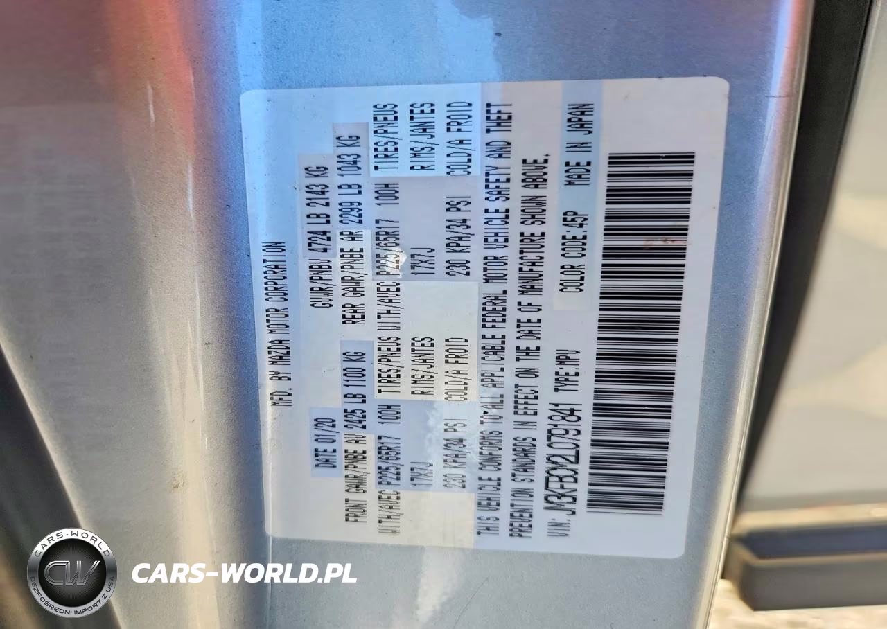 2020 Mazda Cx-5 Touring VIN:JM3KFBCM2L0791841 - 12