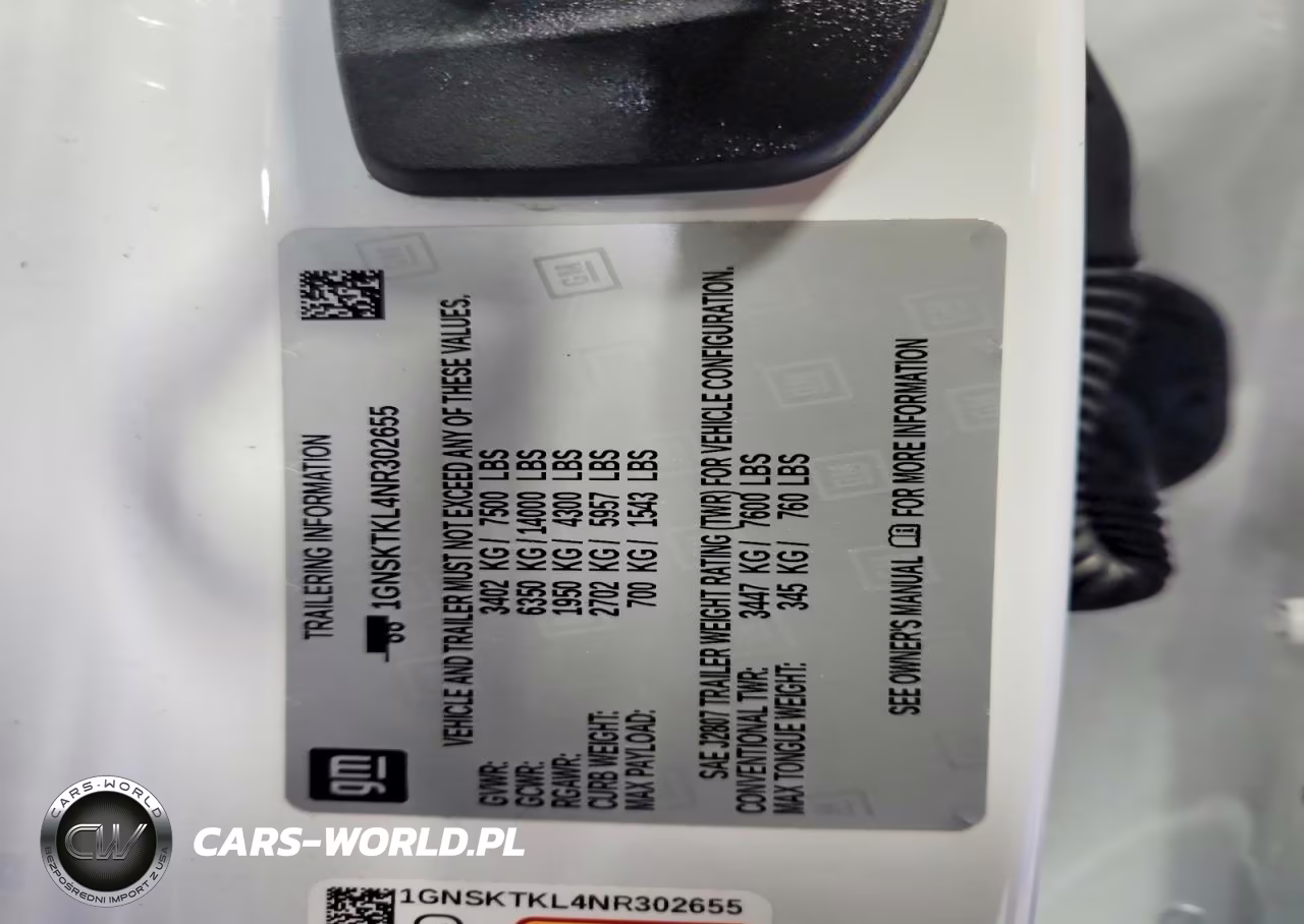 2022 Chevrolet Tahoe K1500 High Country VIN:1GNSKTKL4NR302655 - 13