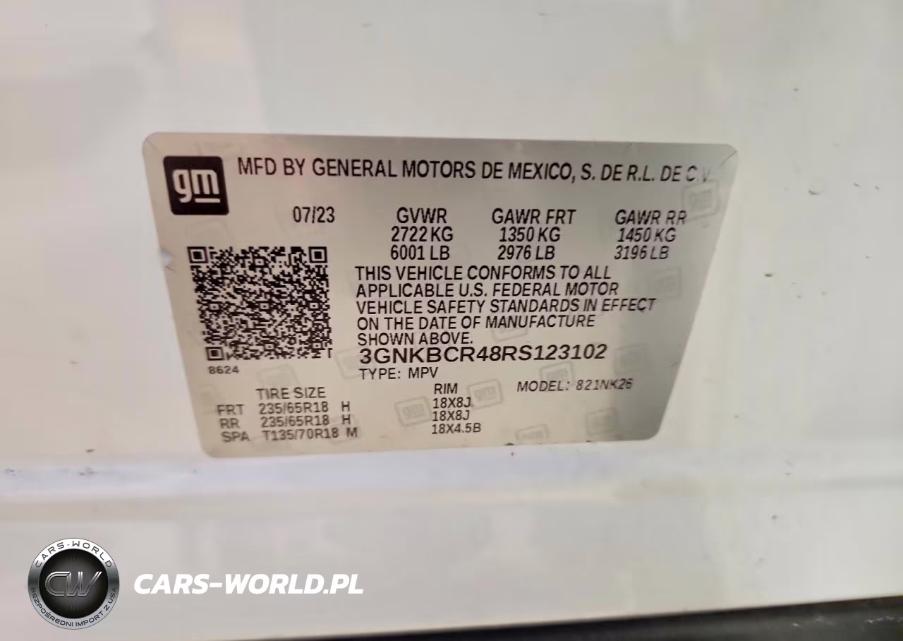 2024 Chevrolet Blazer 2Lt VIN:3GNKBCR48RS123102 - 14