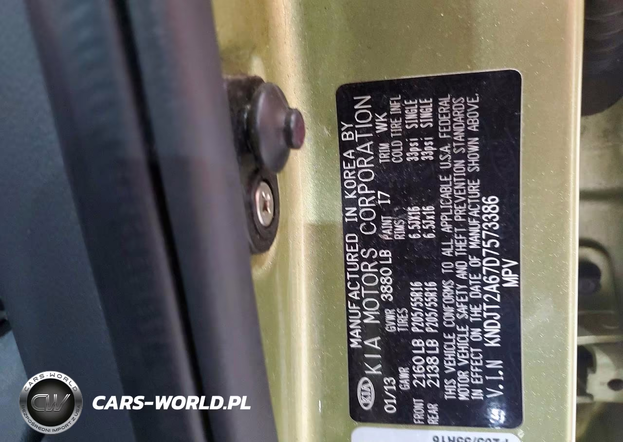 2013 Kia Soul + VIN:KNDJT2A67D7573386 - 13