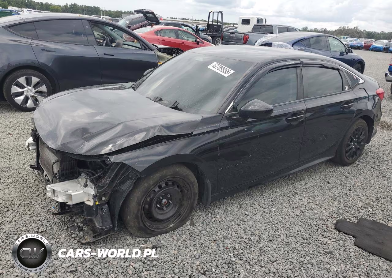 2022 Honda Civic Lx VIN:2HGFE2F20NH552019 - 1