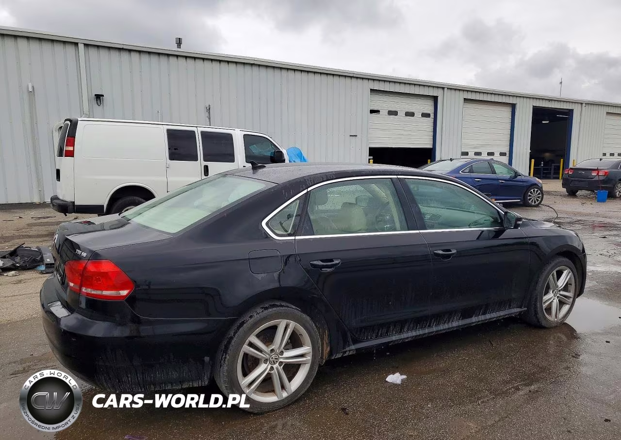 2014 Volkswagen Passat Se VIN:1VWBS7A35EC037276 - 3