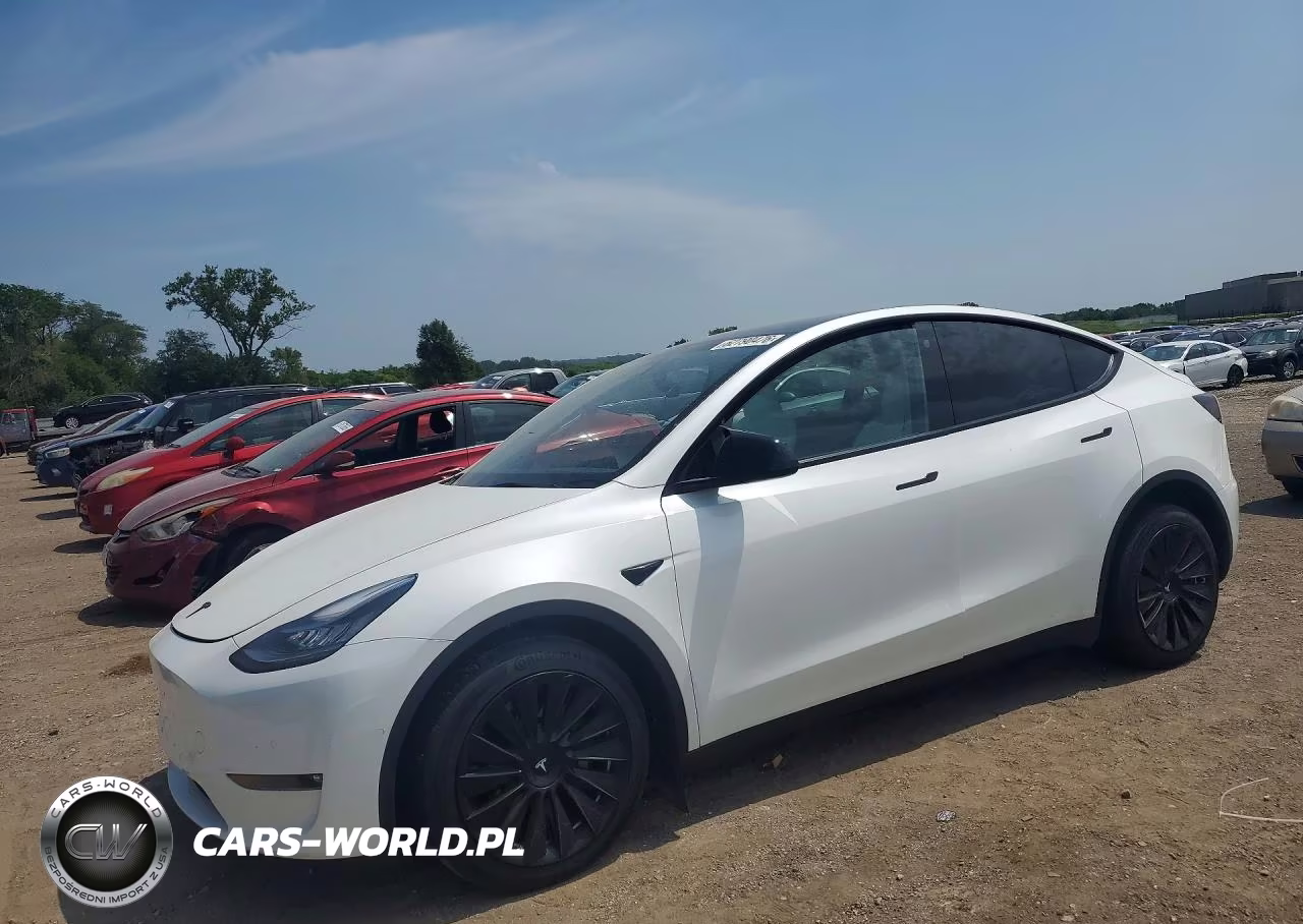 2021 Tesla Model Y VIN:5YJYGDEE1MF243625 - 1