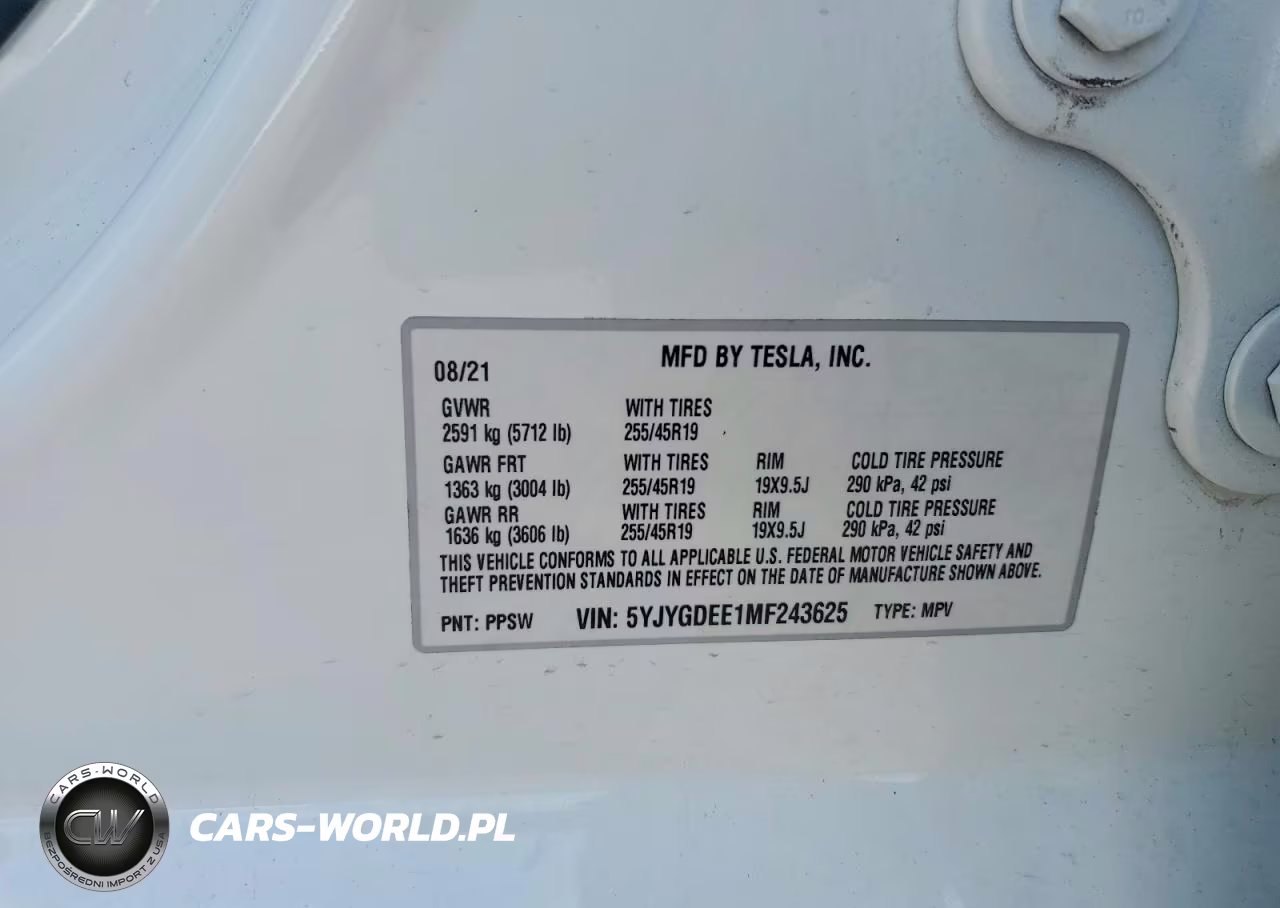 2021 Tesla Model Y VIN:5YJYGDEE1MF243625 - 13