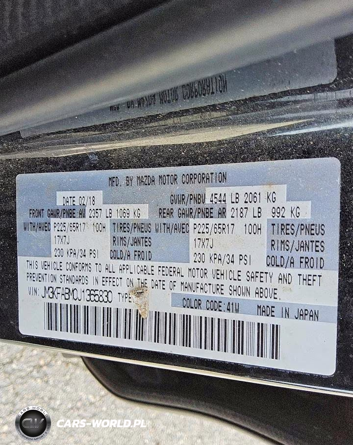 2018 Mazda Cx-5 Sport VIN:JM3KFABM0J1365830 - 12