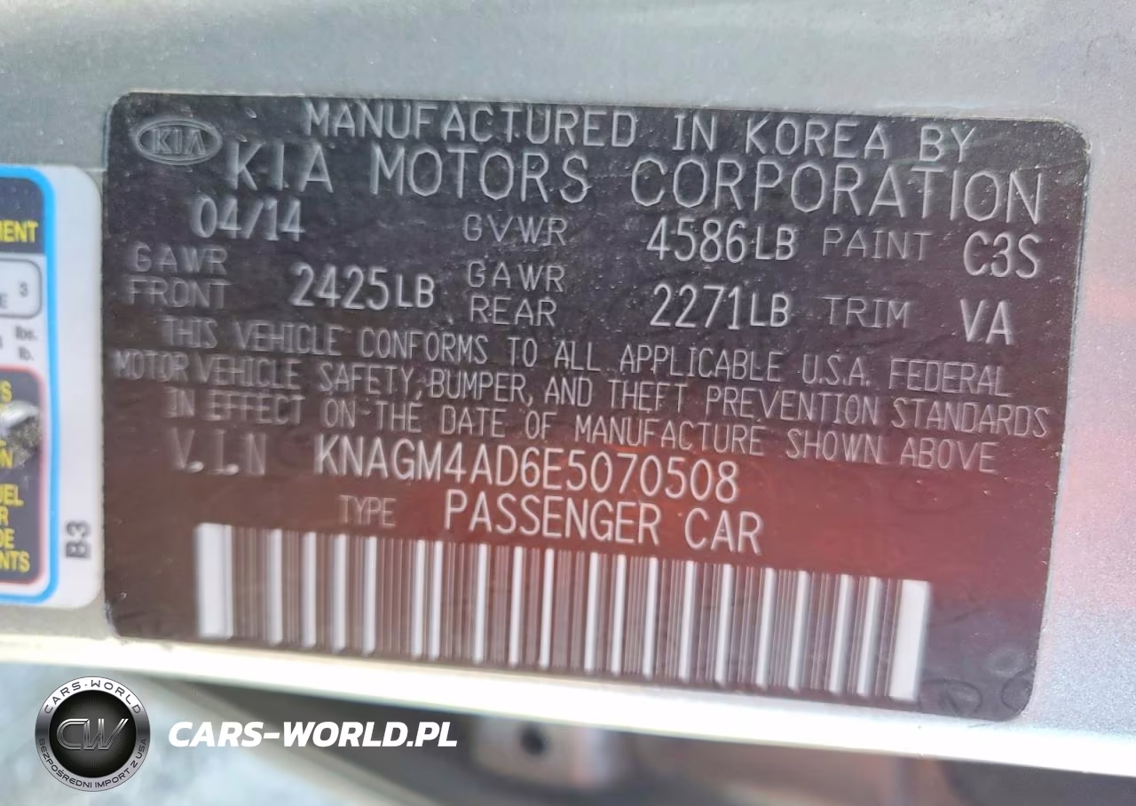 2014 Kia Optima Hybrid VIN:KNAGM4AD6E5070508 - 12