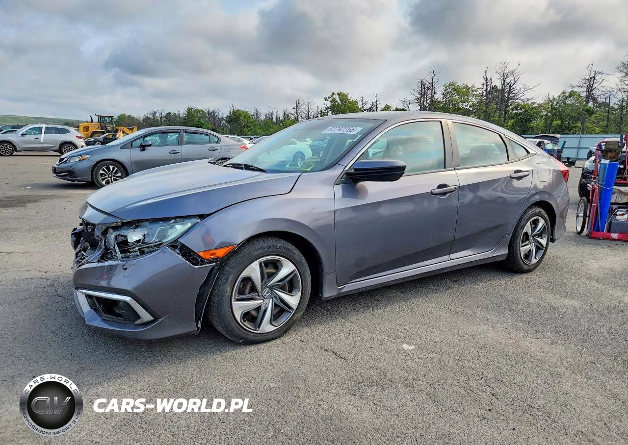 2019 Honda Civic Lx VIN:2HGFC2F67KH577195 - 1