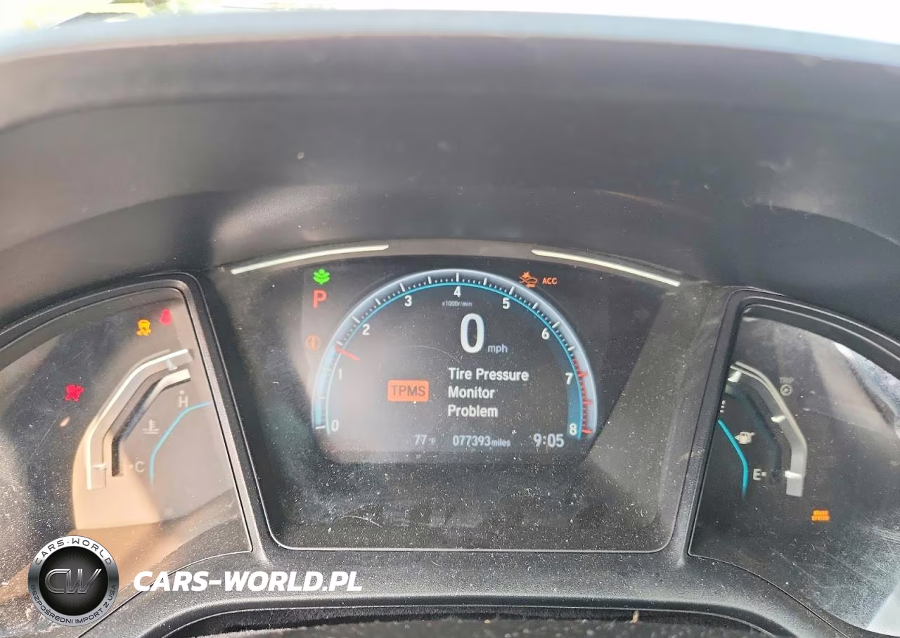2019 Honda Civic Lx VIN:2HGFC2F67KH577195 - 9