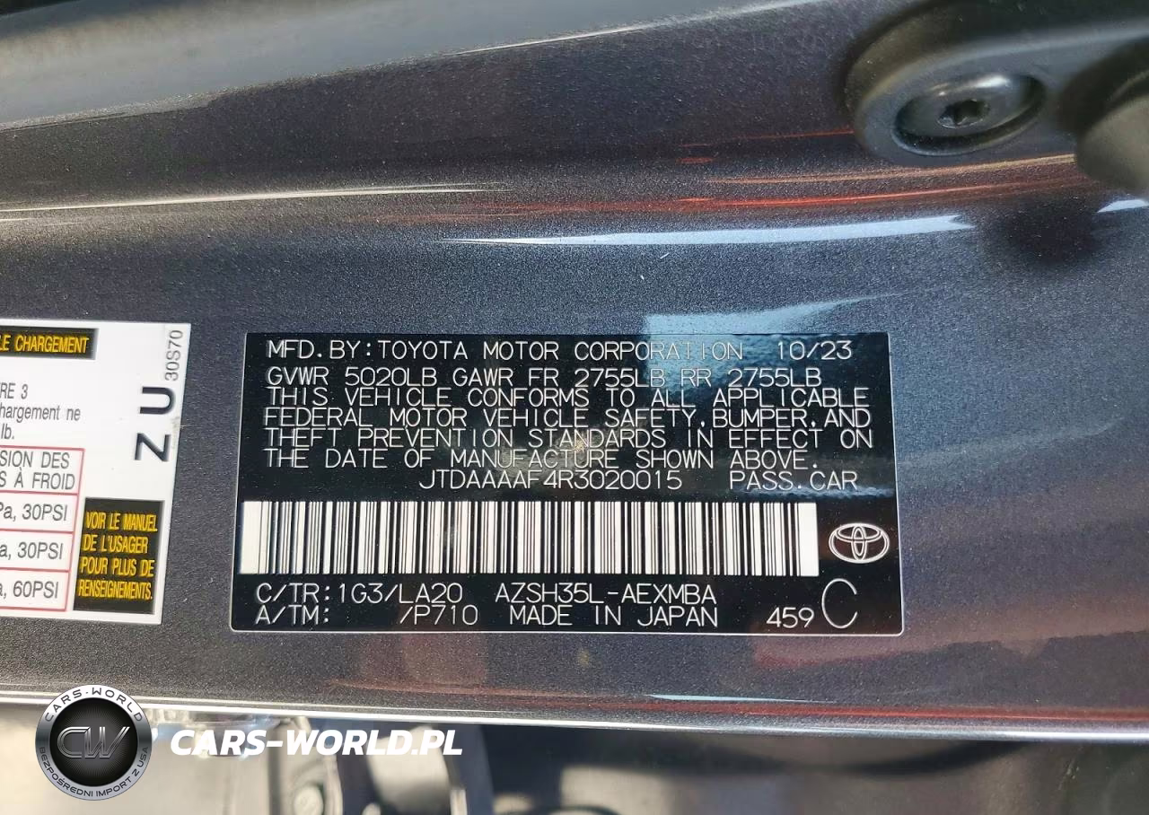 2024 Toyota Crown Limited VIN:JTDAAAAF4R3020015 - 13