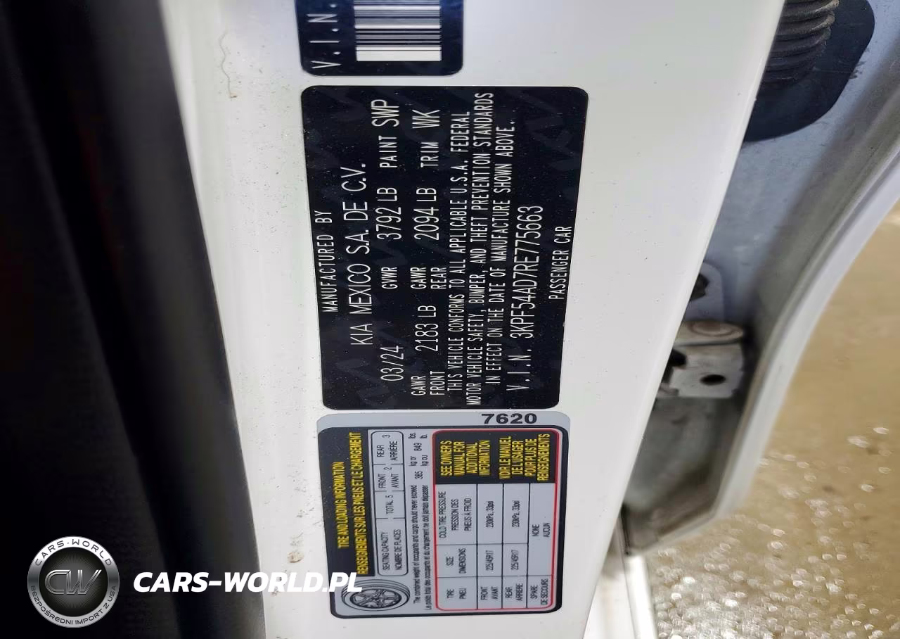 2024 Kia Forte Gt Line VIN:3KPF54AD7RE775663 - 13