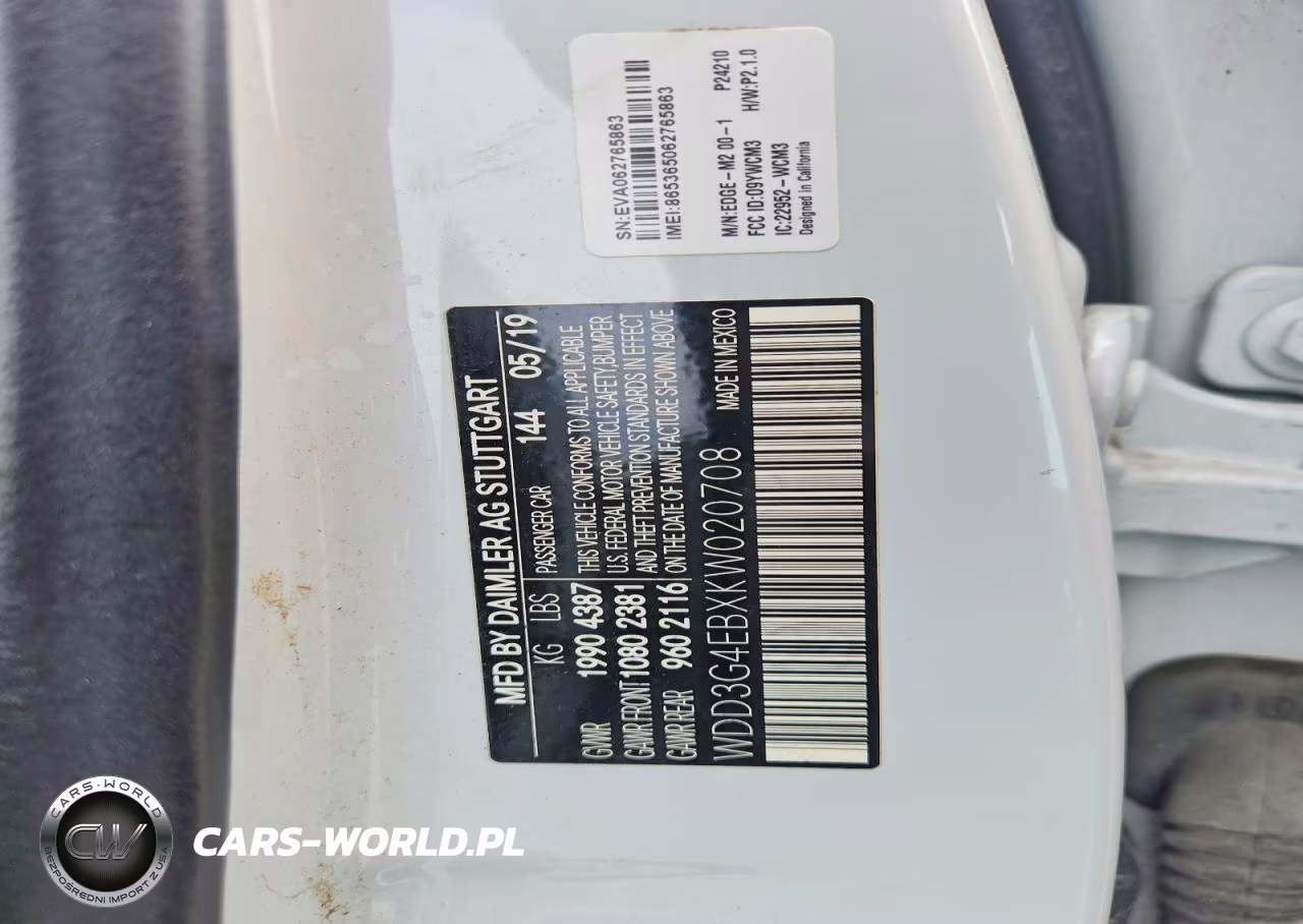 2019 Mercedes-Benz A 220 VIN:WDD3G4EBXKW020708 - 12