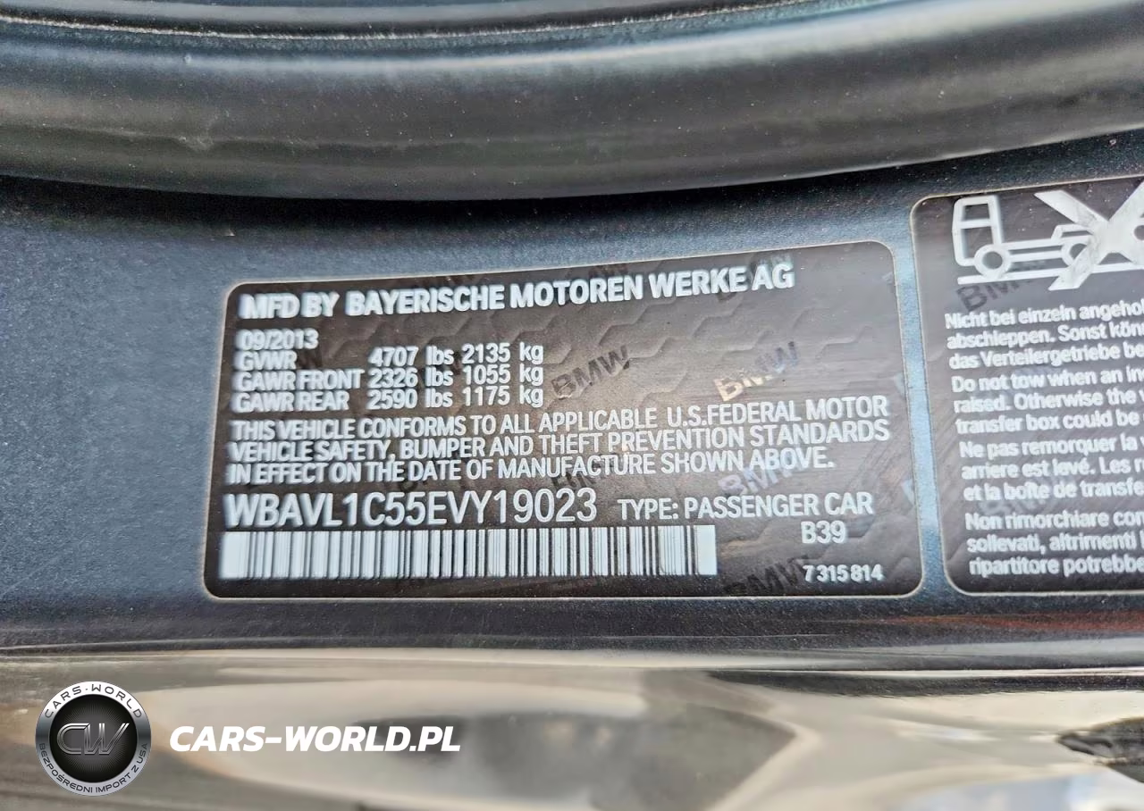 2014 BMW X1 xDrive28I VIN:WBAVL1C55EVY19023 - 13